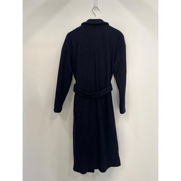 COS Wool Belted Coat Navy - Picture 15 of 15